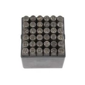 Partner PT03045 8 mm 36 Parça Çelik Harf ve Rakam