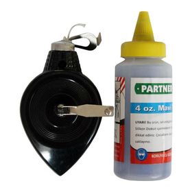 Partner PT09927 30 mt Alüminyum Tebeşirli Çizim İpi