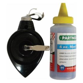 Partner PT09927 30 mt Alüminyum Tebeşirli Çizim İpi