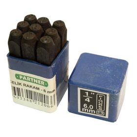 Partner PT21204 4 mm Çelik Rakam