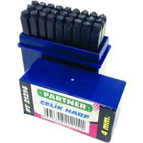 Partner PT21213 3 mm Çelik Harf Takımı