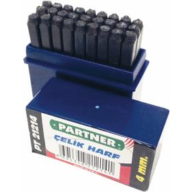 Partner PT21216 6 mm Çelik Harf Takımı