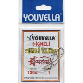 Paru Marin 1304 3 Paket Youvella 3 İğneli Yemli İğne Takımı