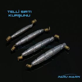 Paru Marin 25-500 gr Telli Sırtı Olta Kurşunu