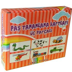 Paş Tamamlama Kartları Üç Parçalı - kollektif