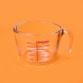 Paşabahçe 1 lt Şeffaf Borcam Ölçü Kabı