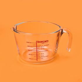 Paşabahçe 1 lt Şeffaf Borcam Ölçü Kabı