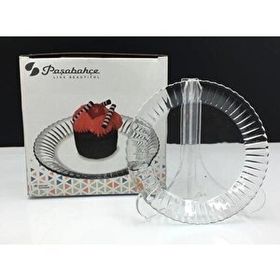 Paşabahçe 10708 Frezya 6'lı Şeffaf Tatlı Tabağı