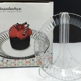 Paşabahçe 10708 Frezya 6'lı Şeffaf Tatlı Tabağı