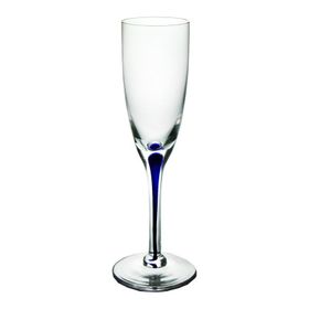 Paşabahçe 11607 El İmalatı Mavi Dolgulu Şampanya Kadehi