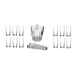 Paşabahçe 14 Parça Rakı Bardağı ve Buz Kovası Seti