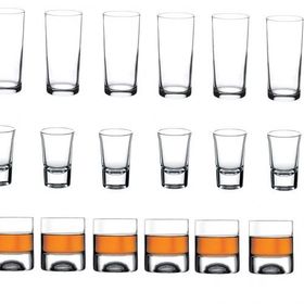 Paşabahçe 18 Parça Rakı Viski Shot Bardağı Seti