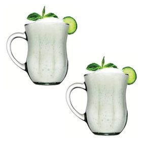 Paşabahçe 2'li Kulplu Ayran Bardağı