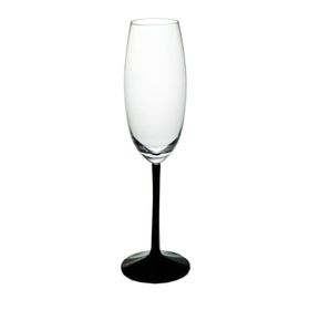 Paşabahçe 31752 El İmalatı Kristal Siyah Ayaklı Şampanya Kadehi