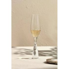 Paşabahçe 31902 Nude Logolu 2'li Kristal Şampanya Kadehi