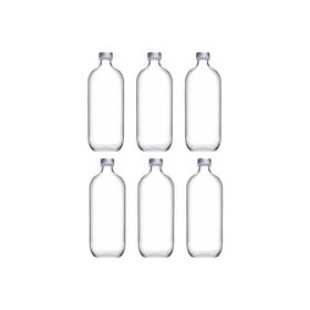 Paşabahçe 340 cc Bottle İconic 6 Adet Kapaklı Şişe