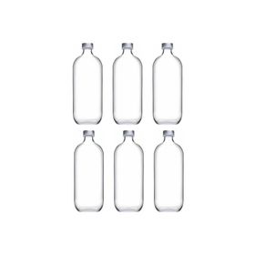 Paşabahçe 340 cc Bottle İconic 6 Adet Kapaklı Şişe