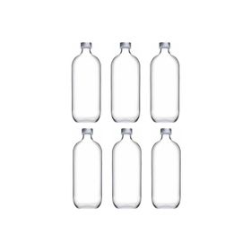 Paşabahçe 340 cc Bottle İconic 6 Adet Kapaklı Şişe