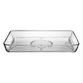 Paşabahçe 3800 cc Izgaralı Grill Tepsi Dikdörtgen Borcam
