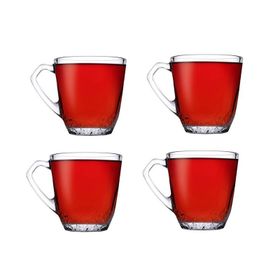 Paşabahçe 4 Adet Mercan Kulplu Bardak