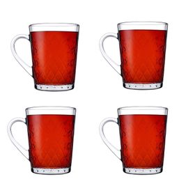 Paşabahçe 4 Adet Ruby Kulplu Bardak