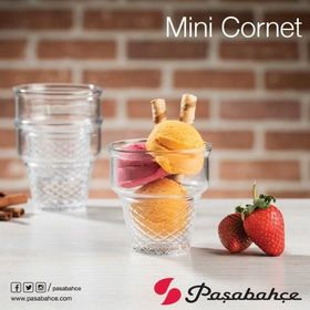 Paşabahçe 410006 Mini Coronet 3'lü Dondurmalık