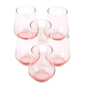 Paşabahçe 41536 6'lı Pembe Allegra Meşrubat Bardağı