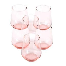 Paşabahçe 41536 6'lı Pembe Allegra Meşrubat Bardağı