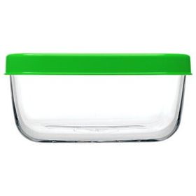Paşabahçe 420 cc 2'li Snowbox Beyaz Plastik Kapaklı Saklama Kabı