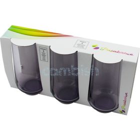 Paşabahçe 420015 Mor 3'lü Allegra Meşrubat Bardağı