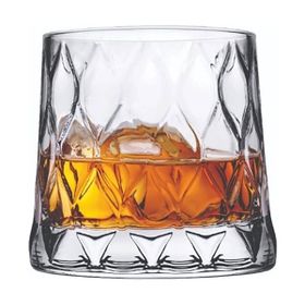 Paşabahçe 420194 4'lü Leafy Viski Bardağı-Su ve Meşrubat Bardağı