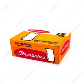 Paşabahçe 42021 115 cc 12'li Paket Optikli Çay Bardağı