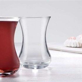 Paşabahçe 42381 V-Block Antimikrobiyal 6'lı İnce Belli Çay Bardağı