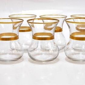 Paşabahçe 42471 Mat Yaldızlı 155 ml 6 lı Çay Bardağı