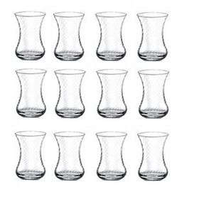 Paşabahçe 42781 İnce Belli 12 li Optikli Çay Bardağı