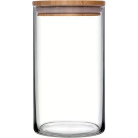 Paşabahçe 43463 Bamboo 1.48 L Ahşap Kapaklı Cam Kavanoz