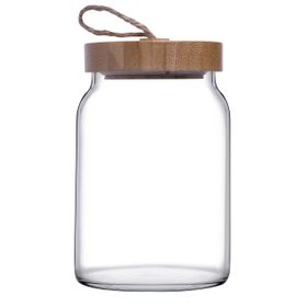 Paşabahçe 43583S00 860 ml Woody Bambu Kapaklı Kavanoz