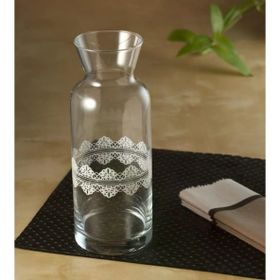 Paşabahçe 43824 Macrame Desenli Karaf 1260 cc Şişe