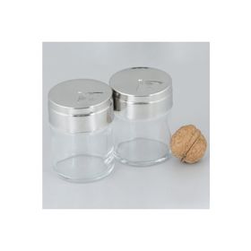 Paşabahçe 43880 Basıc Metal Kapaklı 2'li Cam Tuzluk