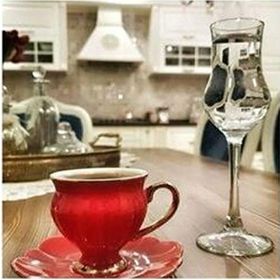 Paşabahçe 440111S00 Grappa Kahve Yanı Ayaklı 6'lı Su Bardağı