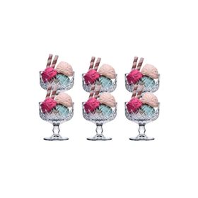 Paşabahçe 440211 Timeless 6 Parça Ayaklı Dondurmalık Sunum Kasesi