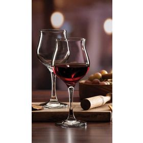 Paşabahçe 440258 Wavy Ayaklı Bardak, Şarap Kadehi 6'lı 305 cc