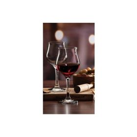Paşabahçe 440258 Wavy Ayaklı Bardak, Şarap Kadehi 6'lı 305 cc