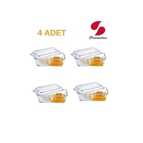 Paşabahçe 480 cc Frigo Studio Bölmeli Cam Saklama Kabı