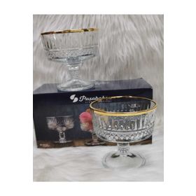 Paşabahçe 51749 Elysia Golden Touch 2'li Ayaklı Kase