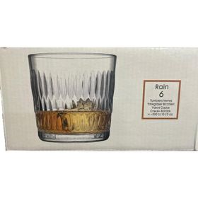 Paşabahçe 520254 Rain Kısa 300 cc 6 Adet Su Bardak