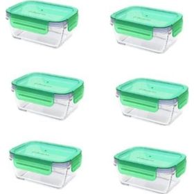 Paşabahçe 530093 Lockie Kilit Kapak Dikdörtgen Cam Saklama Kabı