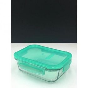 Paşabahçe 530176 Lockie Yeşil 2 Adet Cam Saklama Kabı