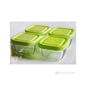 Paşabahçe 53223 Snowbox 4 Tane Kapaklı Küçük Kase