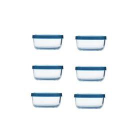 Paşabahçe 53733 Snow Box Mavi Kapak Saklama Kabı